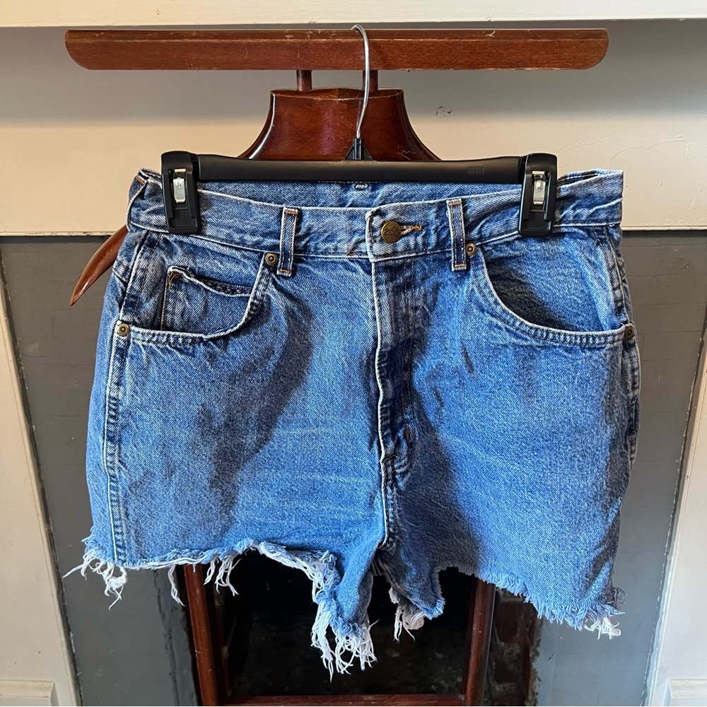 High waisted jean shorts!